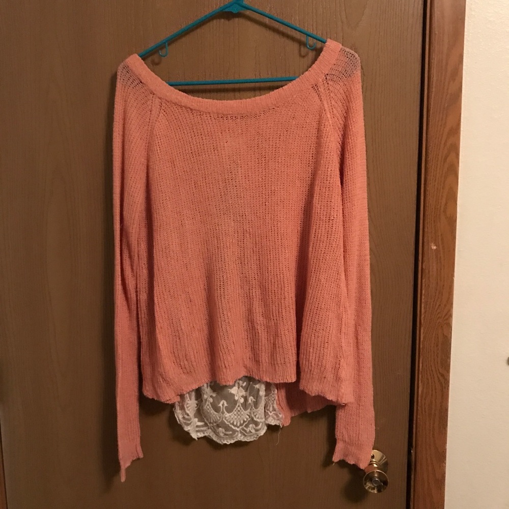 Love Riche Coral Sweater